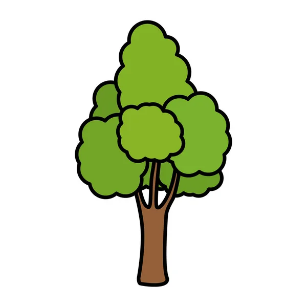 ツリーの緑自然 — ストックベクタ
