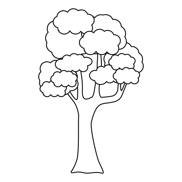 Naturaleza verde del árbol — Archivo Imágenes Vectoriales