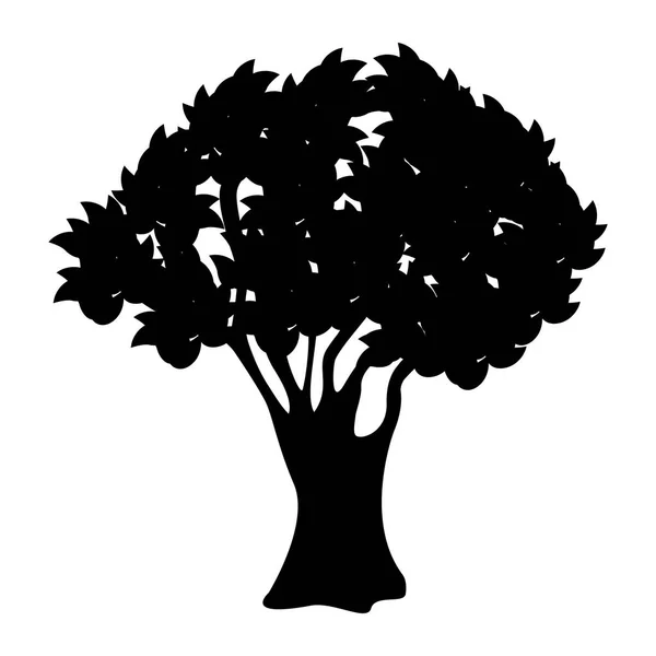 Naturaleza verde del árbol — Vector de stock