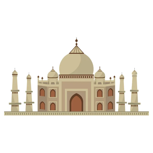 Architektur des Taj Mahal — Stockvektor