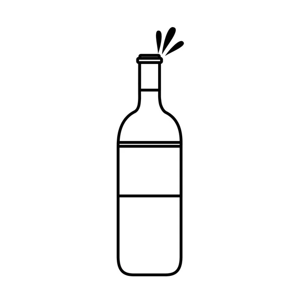 Vereinzelter Weinbecher — Stockvektor
