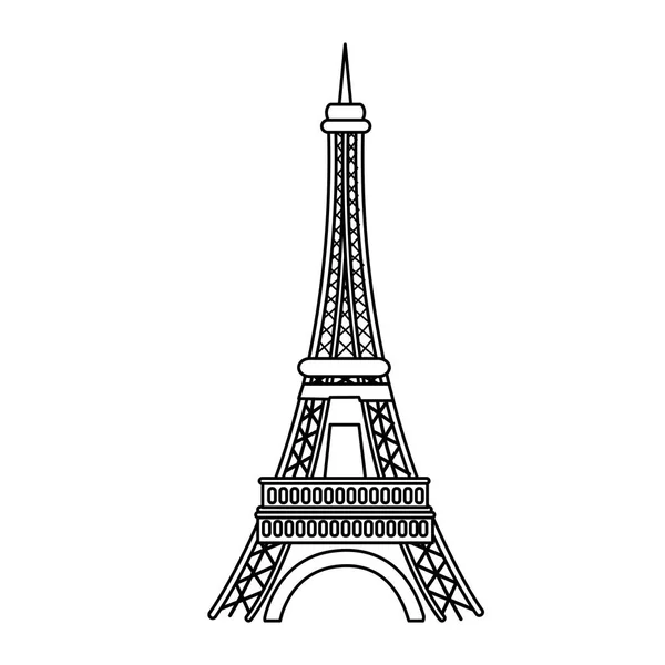 Paris eiffeltorn — Stock vektor