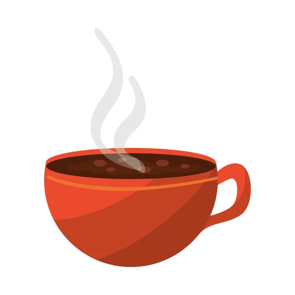 Delicioso taza de café — Vector de stock