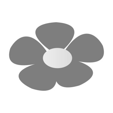 İzole çiçek tasarım