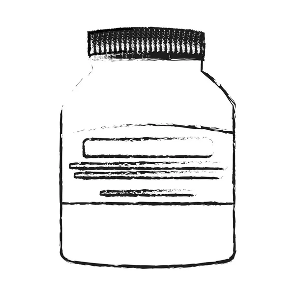 Isolerade protein supplement design — Stock vektor