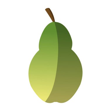 İzole armut tasarım