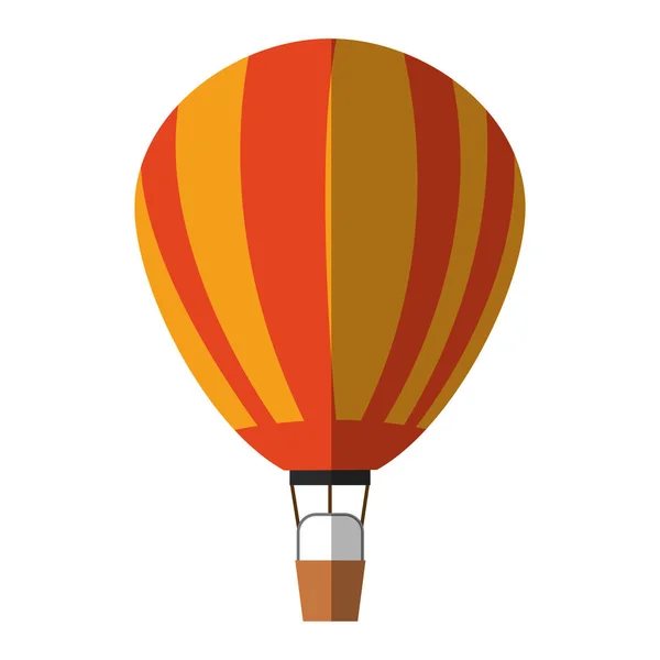 Conception isolée de ballon à air chaud — Image vectorielle