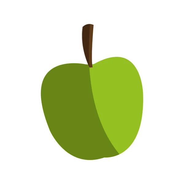 Diseño de manzana aislada — Vector de stock