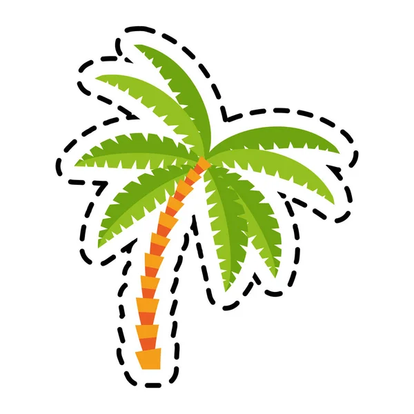 Isolerade palm tree design — Stock vektor