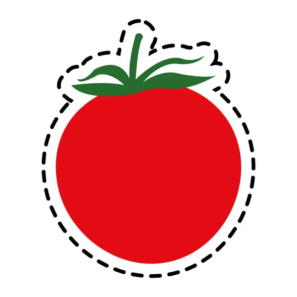 İzole domates tasarım — Stok Vektör