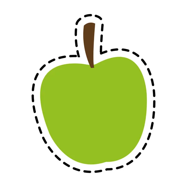 Isolerade apple design — Stock vektor