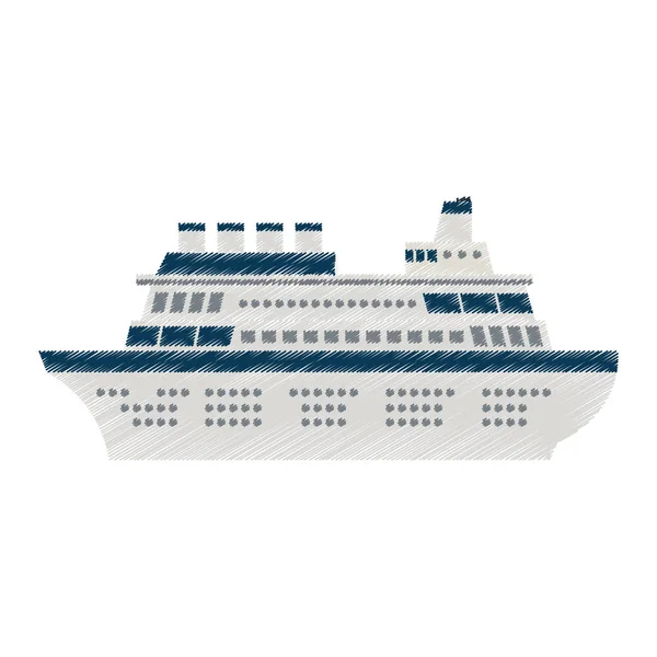 Isolated cruise design — Stock Vector