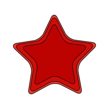 İzole fishstar tasarım