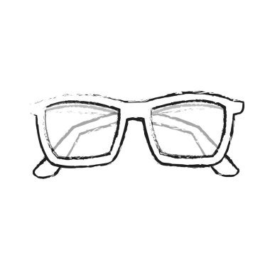 İzole moda gözlük tasarımı