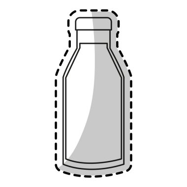 İzole süt tasarım