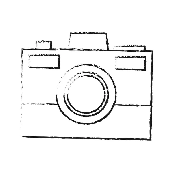 Isolierte Kamera-Gerätekonstruktion — Stockvektor