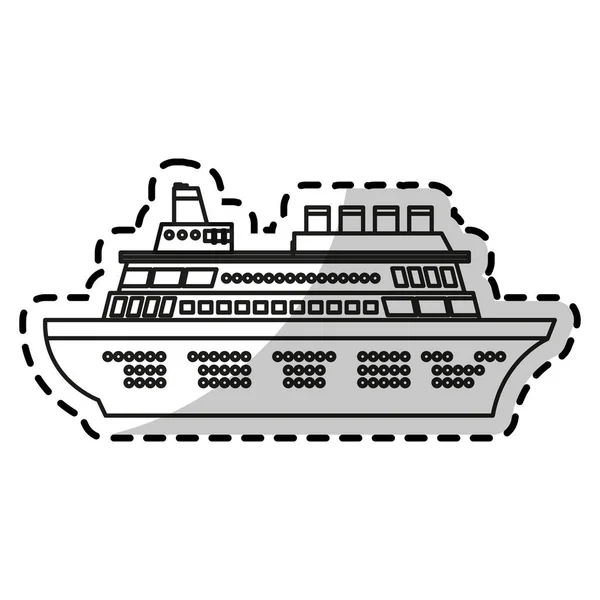 Elszigetelt Cruise design — Stock Vector