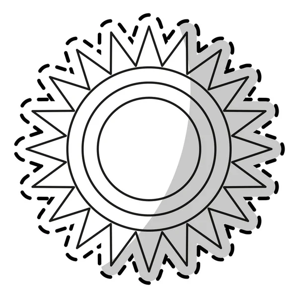 Izolované sun design — Stockový vektor