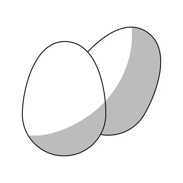Progettazione di uova isolate — Vettoriale Stock
