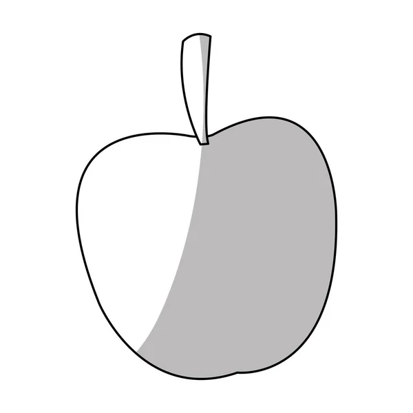 Conception de pomme isolée — Image vectorielle