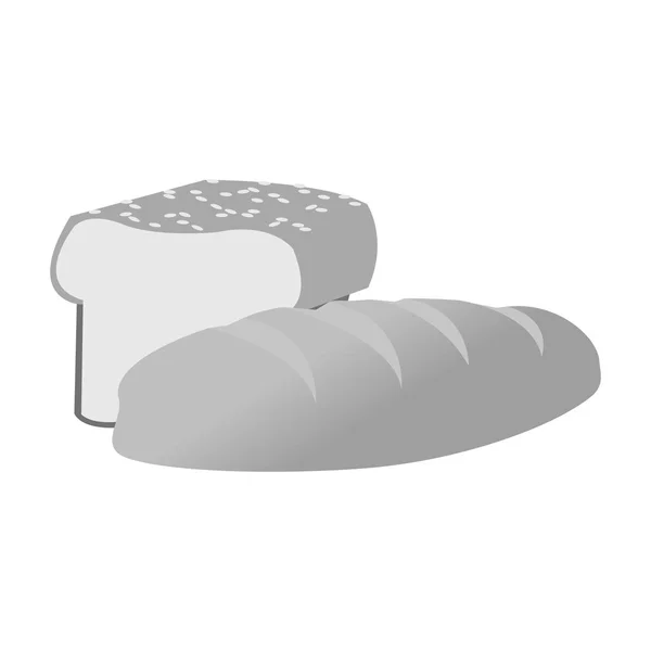 Конструкція ізольованих хліб — стоковий вектор
