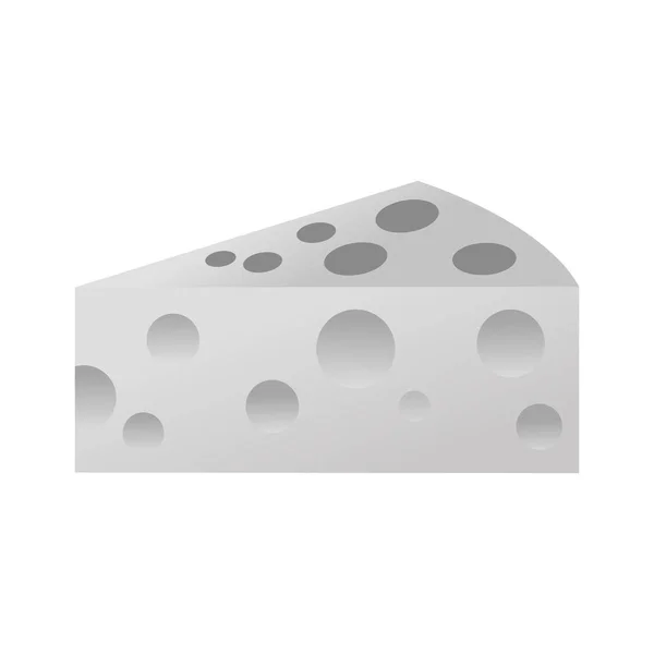 Diseño de queso aislado — Archivo Imágenes Vectoriales