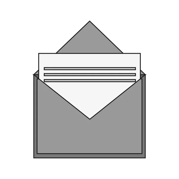 Design de envelope de e-mail isolado —  Vetores de Stock