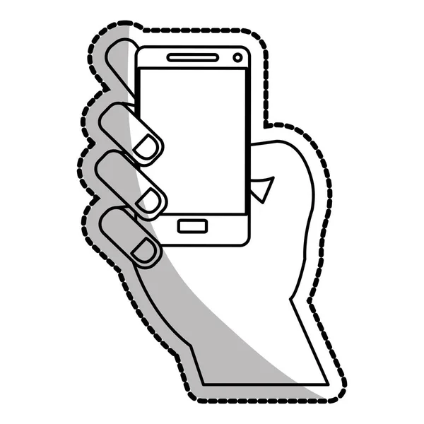 İzole Smartphone aygıt tasarım — Stok Vektör