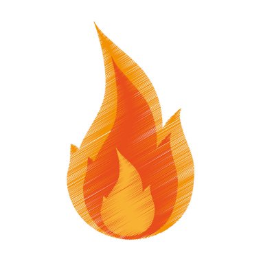 İzole alev tasarım