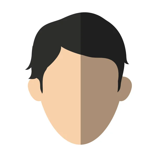 Geïsoleerde avatar man ontwerp — Stockvector