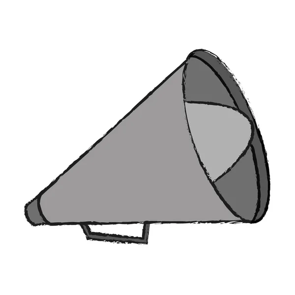 Design isolato del megafono — Vettoriale Stock