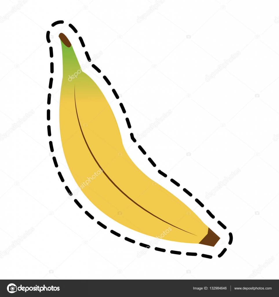 Conjunto de banana desenho vetorial. Isolado: vetor stock (livre de  direitos) 606581783
