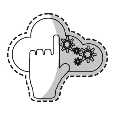 Tasarım izole bulut