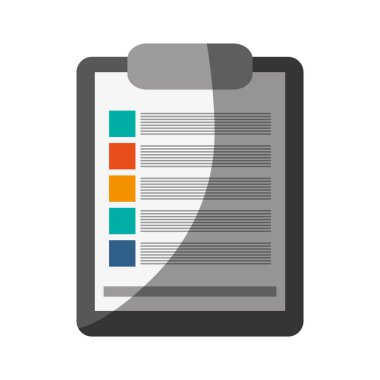 İzole belge tasarımı