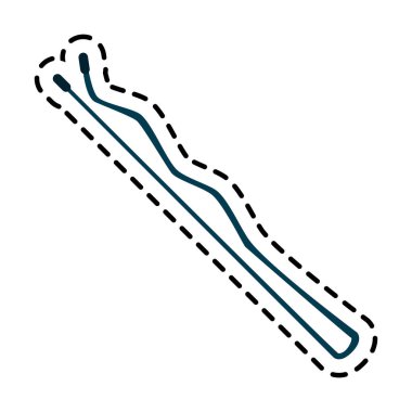 İzole saç pins tasarım