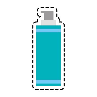 İzole saç kremi tasarım