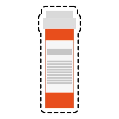 İzole tıp kavanoz tasarım