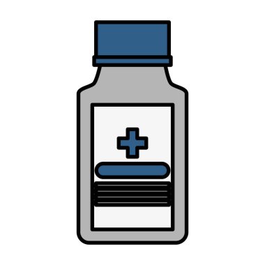 İzole tıp kavanoz tasarım