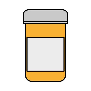 İzole tıp kavanoz tasarım