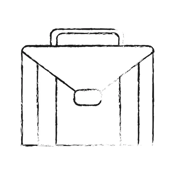 Изолированный дизайн чемодана — стоковый вектор