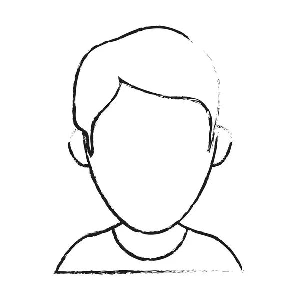 Izolované avatar man designu — Stockový vektor