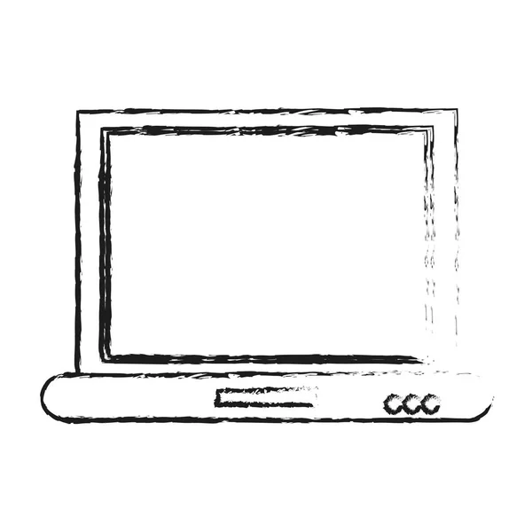 Απομονωμένη φορητό υπολογιστή συσκευή σχεδιασμού — Διανυσματικό Αρχείο