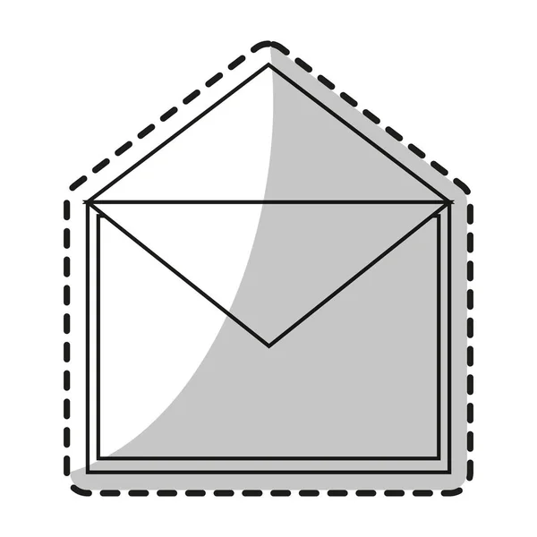 Design de envelope de e-mail isolado —  Vetores de Stock