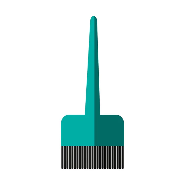 Cepillo aislado de diseño de peluquería — Vector de stock