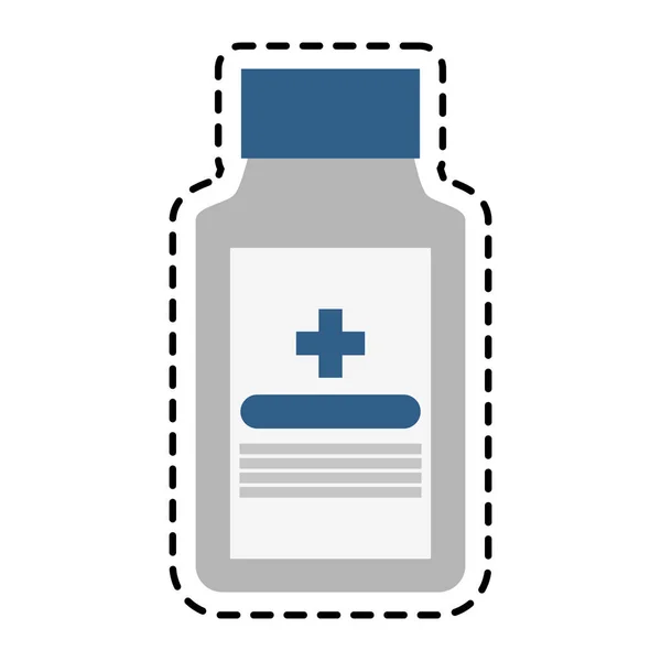 Isolerade medicin jar design — Stock vektor