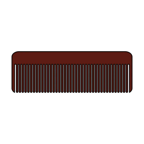 Isolated comb design — Stock Vector