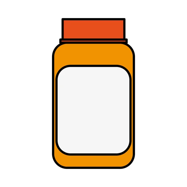 Isolated medicine jar design — Stock Vector