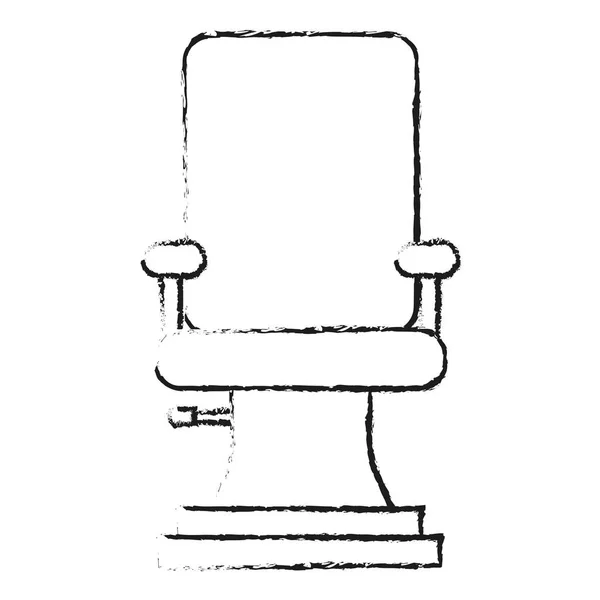 Изолированный дизайн кресла салона красоты — стоковый вектор