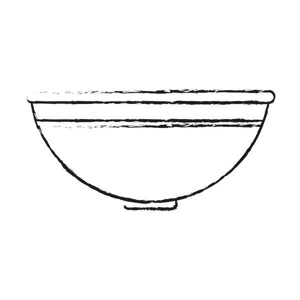 Ізольованих чашу дизайн — стоковий вектор