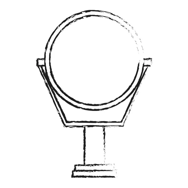 Conception de miroir isolé — Image vectorielle